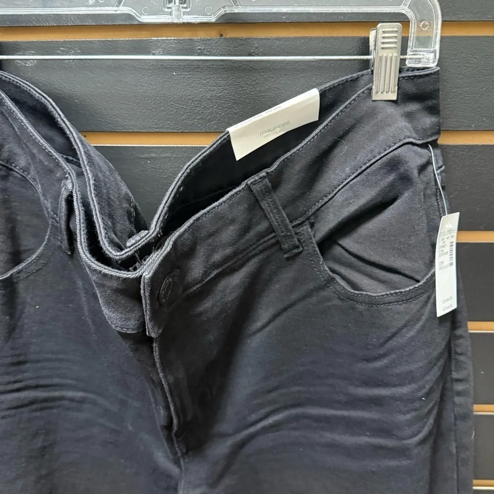 Maurices DenimFlex Mid Rise Jeggings Black Jeans 20W Regular NWT